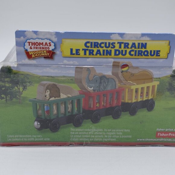 Circus Train Fisher Price Thomas & Friends Wooden Railway Engine New Old Stock - Picture 7 of 9